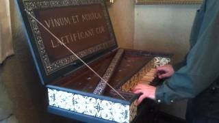 Octave Spinet Virginal Ottavino Harpsichord after Hans Ruckers 1581  Ted Robertson [upl. by Sagerman883]