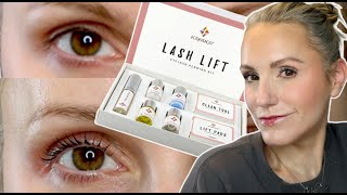 HOW TO DO A LASH LIFT SAFELY AT HOME  ICONSIGN LASH LIFT DEMO [upl. by Lettie]