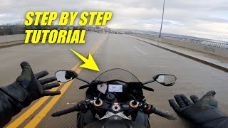 HOW TO RIDE A MOTORCYCLE sportbike [upl. by Meyer]