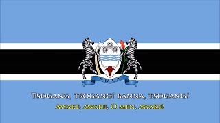 National Anthem of Botswana SetswanaEnglish [upl. by Bowler]