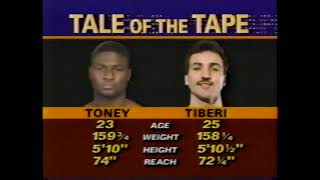 James Toney vs Dave Tiberi Full Fight [upl. by Cindra170]