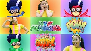 Romeo from PJ Masks Teaches Ellie About Colors  Learning Color for Kids [upl. by Ecinreb]