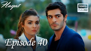 Hayat  Episode 40 English Subtitle [upl. by Akyssej]