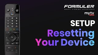 Resetting your device  Formuler Z8 Z Alpha [upl. by Alekram]