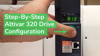 Altivar 320 Drive Configuration HMI Dial Speed Control Tutorial  Schneider Electric Support [upl. by Mercier584]