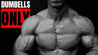 How to Build quotPERFECTquot Shoulders DUMBBELLS ONLY [upl. by Ainoyek114]