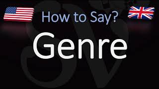 How to Pronounce Genre CORRECTLY [upl. by Nilpik]