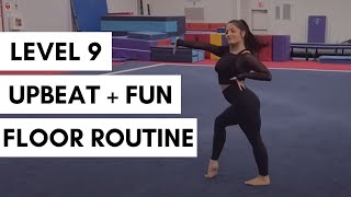 Upbeat  Fun Gymnastics Floor Routine  Taylor Krippner [upl. by Saxela]