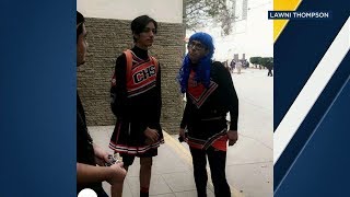 Ontario school bans boys pep squad from dressing as cheerleaders  ABC7 [upl. by Fink]