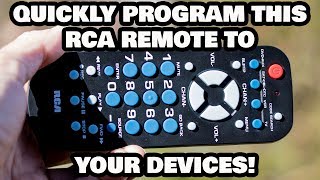 Quickly Program This RCA Remote to Your Devices [upl. by Cita676]