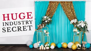 The BEST Full Fabric DIY Backdrop Tutorial [upl. by Maurreen27]