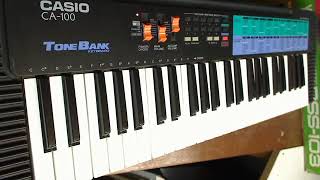 CASIO CA 100 DEMO song HiQ sound [upl. by Ardnasela]