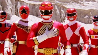 Epic Ten Red Ranger Team Up  Forever Red  Power Rangers Wild Force  Power Rangers Official [upl. by Maharba]