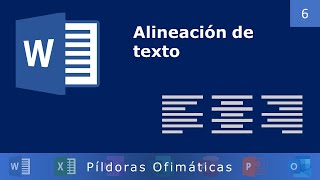 ALINEAR y JUSTIFICAR texto en Word [upl. by Wheelwright591]