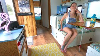 MOTORHOME TOUR  Living The Full Time RV Lifestyle In A Remodeled Class C [upl. by Astrix]