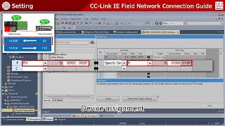 CCLink IE Field Network Connection Guide Digital IO 22 Software settings [upl. by Neurath]