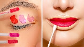 45 AMAZING MAKEUP HACKS YOU SHOULD KNOW [upl. by Eira]