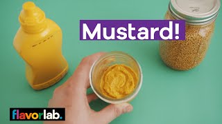 How to make mustard  from mustard seed to condiment [upl. by Josias]