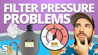 POOL FILTER PRESSURE Too High Or Too Low Troubleshooting Tips [upl. by Htiel]