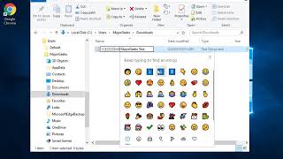 How to Add Emojis to File and Folder Names in Windows 10 [upl. by Coop367]