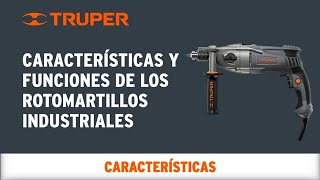 Características y funciones de los Rotomartillos Industriales TRUPER [upl. by Eppes]