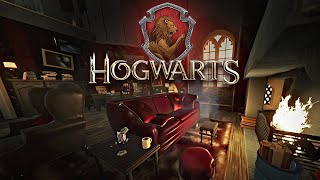 Gryffindor Common Room ◈ Harry Potter ASMR Ambience ◈ Immersive Walking inside Hogwarts [upl. by Enalahs343]