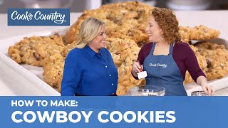 How to Make Chocolatey Nutty Cowboy Cookies [upl. by Maltzman]