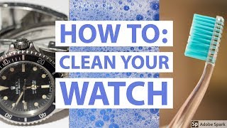 How to Clean Your Watch  DIY [upl. by Aihsenat563]