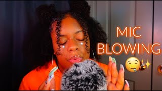 ASMR  Deep Ear Attention 🤤✨  Mic Blowing To Melt Your Brain 🧡✨ [upl. by Rhynd425]