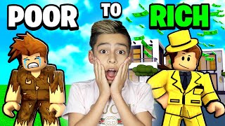 POOR to RICH in Roblox Brookhaven  Royalty Gaming [upl. by Anirdnaxela]