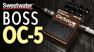 BOSS OC5 Octave Pedal Demo [upl. by Dalila]