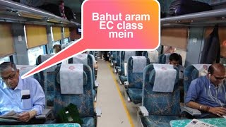 cc class vs EC class different Full details in hindivande bharat cc classTejas expressshatabdi [upl. by Keldon]