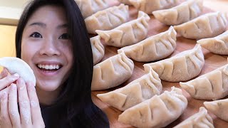 I Made Homemade Dumplings From Scratch [upl. by Leirbag]