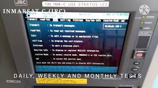 INMARSAT C  TESTS [upl. by Posehn]