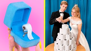 12 Funny Toilet Paper Pranks and Hacks [upl. by Sibie]