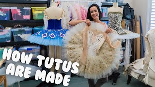 How Ballet Tutus Are Made trainwithkendall [upl. by Weinstein]