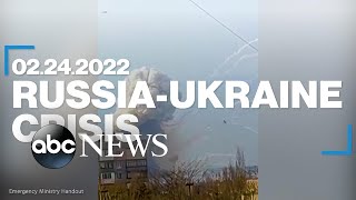 RussiaUkraine Crisis February 24 2022 [upl. by Sorazal]