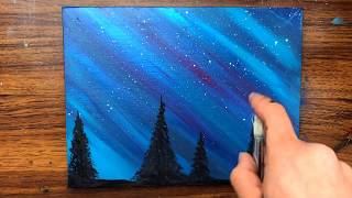 Easy Acrylic Painting Ideas for Beginners on Canvas [upl. by Marl725]