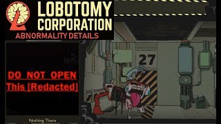 Lobotomy Corp Abnormalities  Nothing There [upl. by Eetnuahs88]