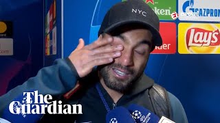 Lucas Moura cries after being shown footage of his matchwinning goal [upl. by Rani]