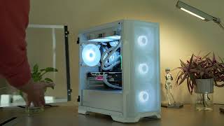 Vetroo M03 White Gaming Case [upl. by Alyek178]