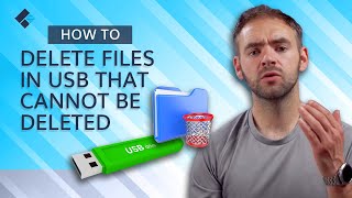 How to Delete Files in USB That Cannot Be Deleted 4 Methods [upl. by Lekim780]