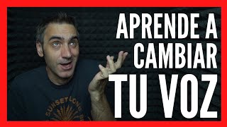 COMO hacer VOCES DIFERENTES y GRITOS  TALLER DE DOBLAJE 10  Técnica Vocal Avanzada [upl. by Ynnad651]