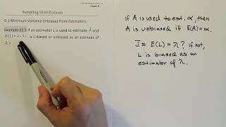 How to tell if an estimator is biased or unbiased example 925 [upl. by Aivekahs463]