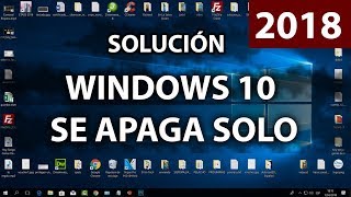 Solución PC Windows 10 se apaga solo 2019 [upl. by Wolenik569]