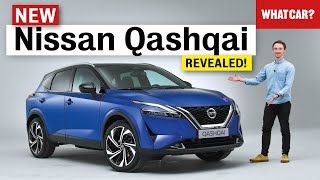 NEW Nissan Qashqai 2021 revealed – full details on crucial SUV  What Car [upl. by Arannahs43]