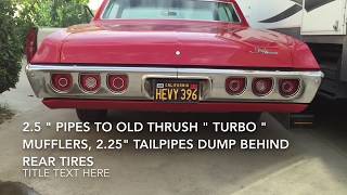 Thrush Turbos vs Dynomax SuperTurbo Muffler [upl. by Nigen]