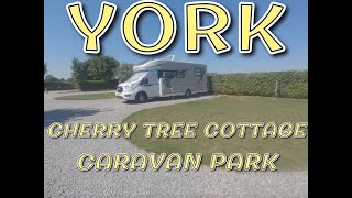 CHERRY TREE COTTAGE CARAVAN PARK YORK [upl. by Ymmat]