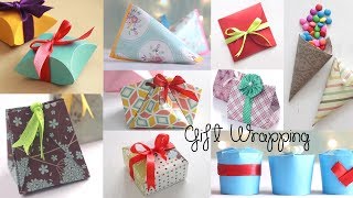 10 Fantastic Gift Wrap Ideas  Paper Crafts  Compilation [upl. by Nuahsyar]