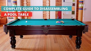 How to Disassemble a Pool Table THE RIGHT WAY [upl. by Gladdy]